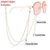 Fashion New Heart Butterfly Beads Devil's Eye Tassel Sun Eyeglasses Chain main image 4