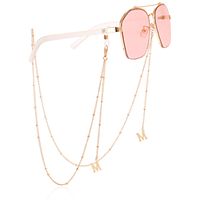 Fashion New Heart Butterfly Beads Devil's Eye Tassel Sun Eyeglasses Chain sku image 5