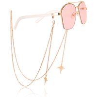 Fashion New Heart Butterfly Beads Devil's Eye Tassel Sun Eyeglasses Chain sku image 3
