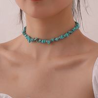 Retro Geometric Turquoise Necklace main image 5