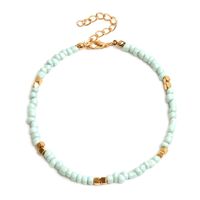 Wholesale Jewelry Vacation Color Block Bead Anklet sku image 8