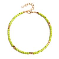 Wholesale Jewelry Vacation Color Block Bead Anklet sku image 4