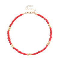 Wholesale Jewelry Vacation Color Block Bead Anklet sku image 2