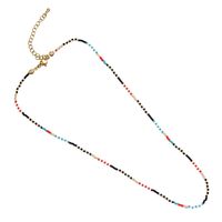 Ethnic Style Star Glass Inlaid Shell Necklace sku image 2