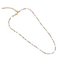 Ethnic Style Star Glass Inlaid Shell Necklace main image 2
