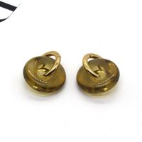 Simple Style Geometric Resin Metal Drop Earrings main image 3