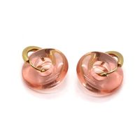 Simple Style Geometric Resin Metal Drop Earrings sku image 3