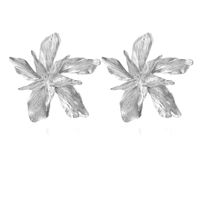 Womens Personality Exaggerated Alloy Flower Geometric Irregularity Alloy Earrings Gy190416117592 sku image 2