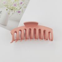 Fashion Solid Color Plastic Resin Stoving Varnish Hair Claws 1 Piece sku image 1