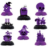 Halloween Pumpkin Letter Ghost Paper Party Ornaments main image 4