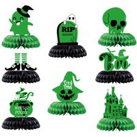 Halloween Pumpkin Letter Ghost Paper Party Ornaments main image 3