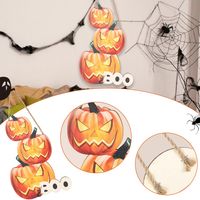 Halloween Pumpkin Skull Wood Party Hanging Ornaments main image 3