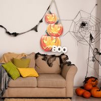Halloween Pumpkin Skull Wood Party Hanging Ornaments main image 2
