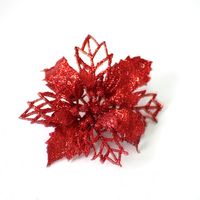 Noël Fleur Plastique Fête Accessoires Décoratifs main image 1
