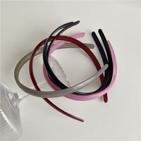 Simple Style Solid Color Arylic Hair Band main image 5