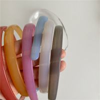 Simple Style Solid Color Arylic Hair Band main image 4