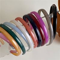 Simple Style Solid Color Arylic Hair Band main image 1
