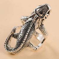 Retro Lizard Alloy Plating Rings sku image 1