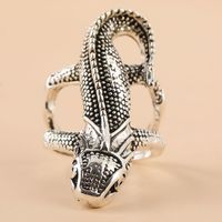 Retro Lizard Alloy Plating Rings main image 4