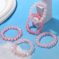 Sweet Flower Plastic Resin Bracelets 1 Set main image 5