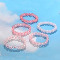 Sweet Flower Plastic Resin Bracelets 1 Set main image 4