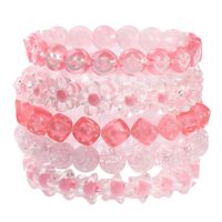 Sweet Flower Plastic Resin Bracelets 1 Set main image 2