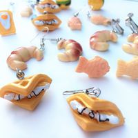 Novelty Geometric Plastic Resin Earrings main image 4