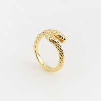 Vintage Style Snake Copper Rings Plating Copper Rings main image 5