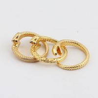 Vintage Style Snake Copper Rings Plating Copper Rings main image 4