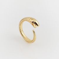 Vintage Style Snake Copper Rings Plating Copper Rings main image 3