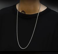 Hip Hop Géométrique Acier Au Titane Collier Placage Acier Inoxydable Colliers sku image 3