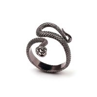 Funny Snake Alloy Plating Open Ring 1 Piece main image 4