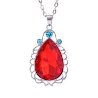 Glam Water Droplets Alloy Zircon Necklace sku image 2