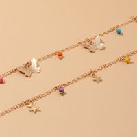 Sweet Star Butterfly Beaded Alloy Layered Plating Alloy Choker 1 Piece main image 5