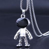 Punk Astronaut Alloy Plating Sweater Chain 1 Piece main image 1