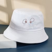 Women's Cute Bunny Ears Letter Bucket Hat main image 4