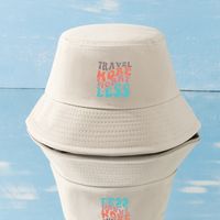 Women's Basic Letter Bucket Hat main image 5