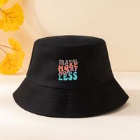Women's Basic Letter Bucket Hat main image 3