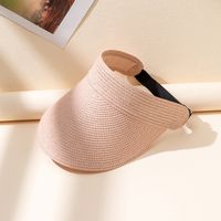 Women's Basic Geometric Solid Color Straw Hat main image 5