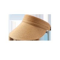 Women's Basic Geometric Solid Color Straw Hat main image 4