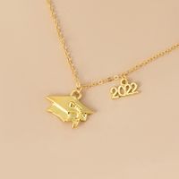 Fashion Geometric Stainless Steel Pendant Necklace Plating Stainless Steel Necklaces 1 Piece main image 2