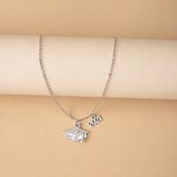 Fashion Geometric Stainless Steel Pendant Necklace Plating Stainless Steel Necklaces 1 Piece main image 3