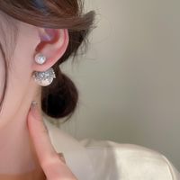 Wholesale Jewelry 1 Pair Elegant Geometric Alloy Rhinestones Ear Studs main image 2