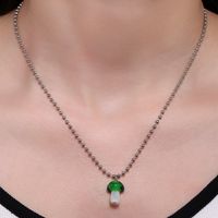 Casual Mushroom Alloy Beaded Necklace 1 Piece main image 3