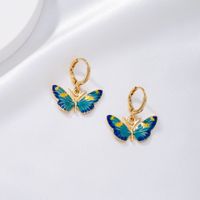 Korean Style Butterfly Alloy Earrings sku image 1