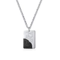 Fashion Poker Stainless Steel Pendant Necklace Plating Stainless Steel Necklaces main image 3