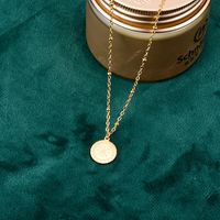 Simple Style Star Titanium Steel Pendant Necklace Plating Carving Stainless Steel Necklaces main image 2