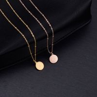 Simple Style Star Titanium Steel Pendant Necklace Plating Carving Stainless Steel Necklaces main image 7