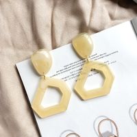 Fashion Geometric Arylic Irregular Drop Earrings main image 5