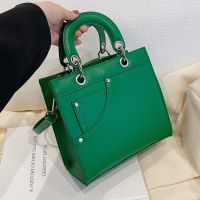 Women's Small Pu Leather Solid Color Fashion Square Zipper Crossbody Bag main image 2